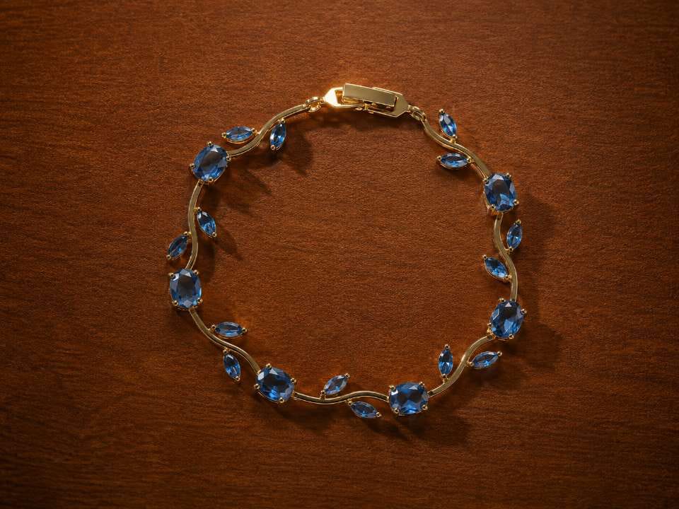 Elegance Vine Gemstone Bracelet